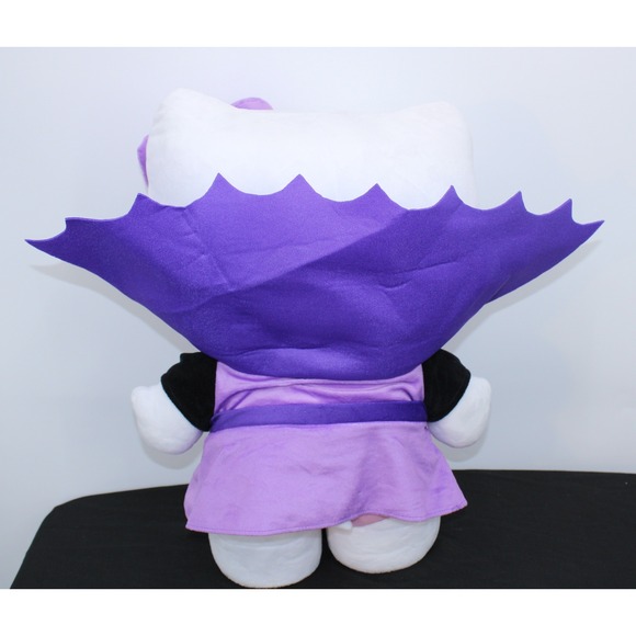 Sanrio Hello Kitty Halloween Vampire Bat Plush Purple Dress Gemmy 2024 - Picture 2 of 3